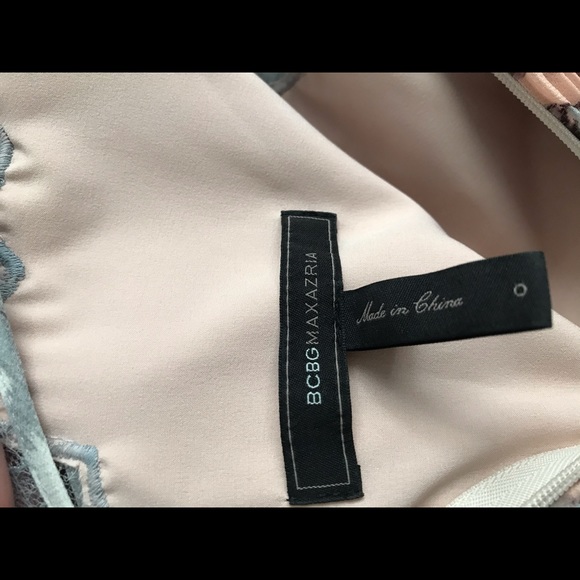 BCBG Misty Pleated Floral Dress size 0 - Picture 6 of 7